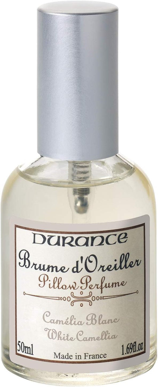 Durance White Camellia Pillow Spray - 50ml, Soothing Floral Fragrance, +/- 60 Sprays for Relaxing & Refreshing : Amazon.co.uk: Beauty
