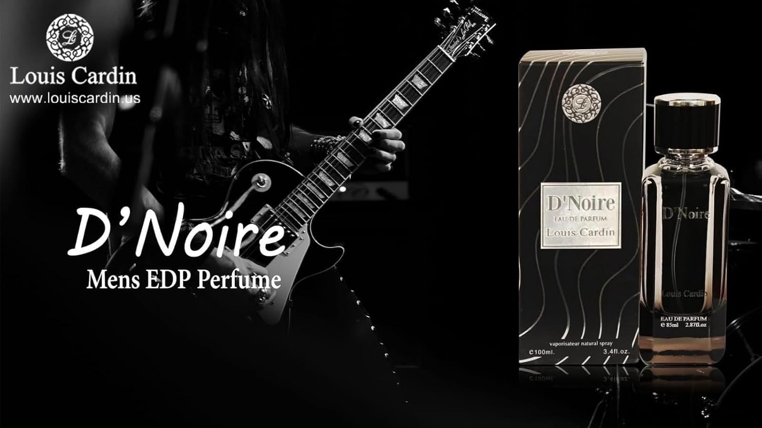 Louis Cardin D'Noire Edp 100Ml - Woody, Spicy, & Seductive Perfume For Men - Intense Men Cologne For All Occassions : Beauty & Personal Care