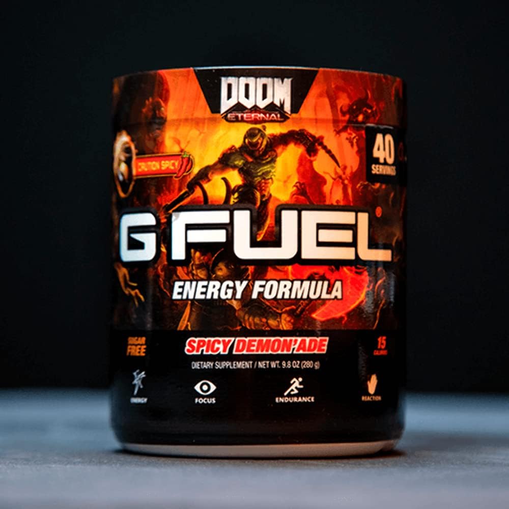 G Fuel Snow Cone Energy Drink Powder, Pre Workout Caffeine Mix For Gaming, Sugar Free Focus Amino, Vitamin + Antioxidants, 9.9Oz (Snow Cone, 40 Servings) : Health & Household