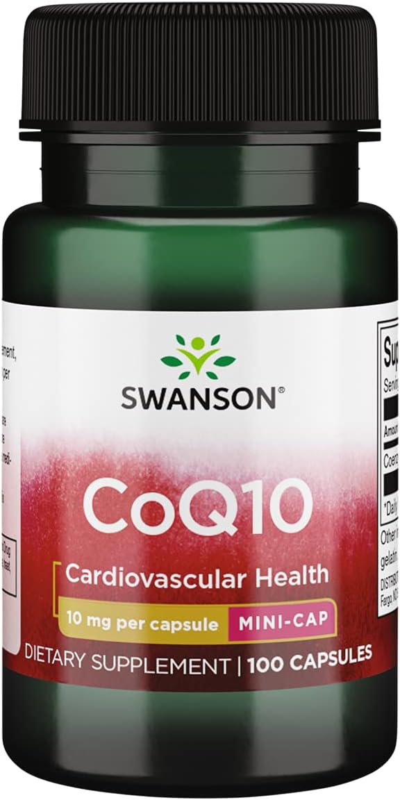 Swanson Coq10 10 Milligrams 100 Capsules
