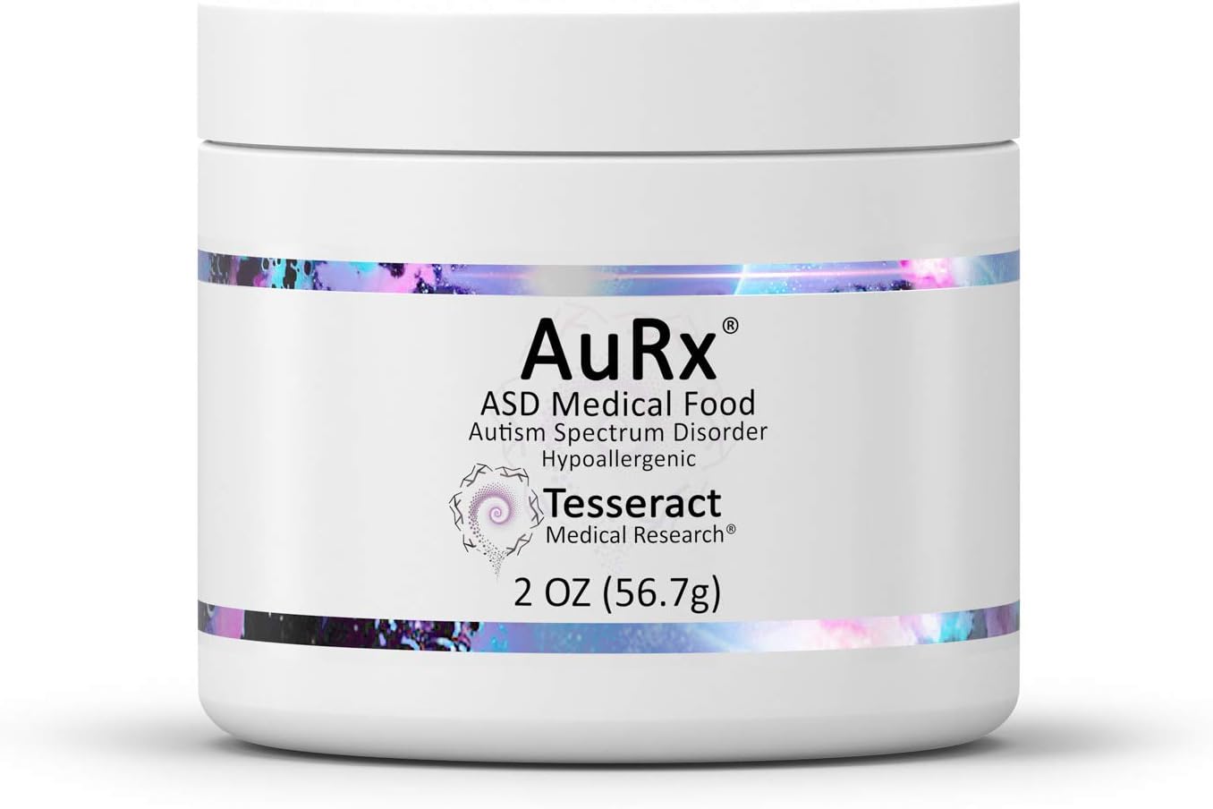 AuRx Autism Spectrum Medical Food Powder to Support Gut Health, Stabilized Butyric Acid Supplement in a Palatable-Tasting Powder for ASD Children, Hypoallergenic, 2 Ounces