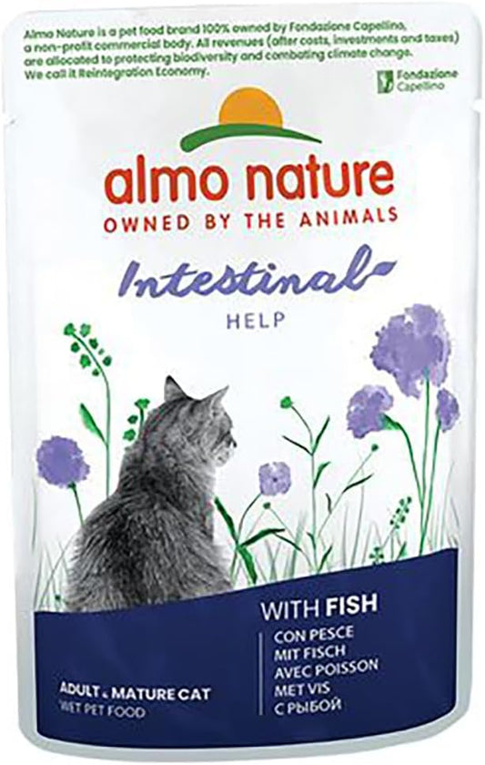 Almo Nature Functional Intestinal Help Wet Cat Pouch Sensitive Multipack 6x70g?66560