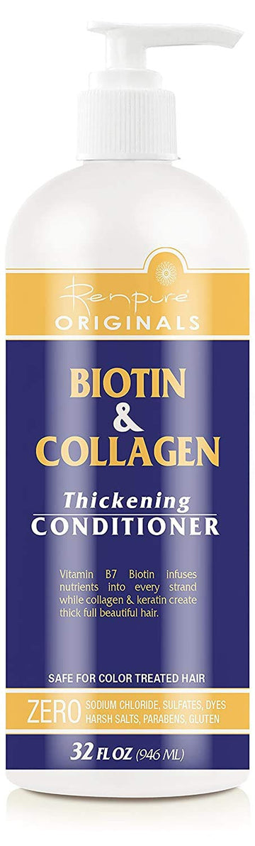 Renpure Biotin and Collagen Conditioner, 32 Ounce