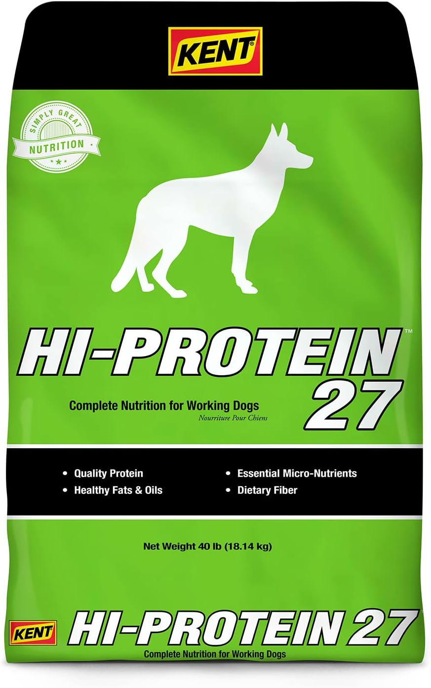 Kent 40Lb Hi-Protein 27 Adult Dog Food - Essential Ingredients For Working Dogs