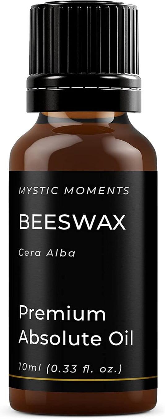 Mystic Moments | Beeswax Absolute Oil 10ml (Cera Alba) Pure & Natural Absolute Oil for Skincare, Perfumery & Aromatherapy