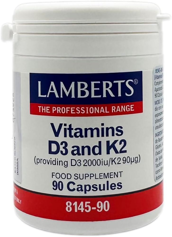 Lamberts Vitamin D3 2000Iu & K2 90µg Complex 90 Capsules