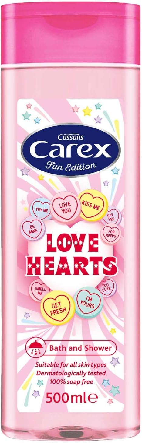 Carex Shower & Bath - Love Hearts