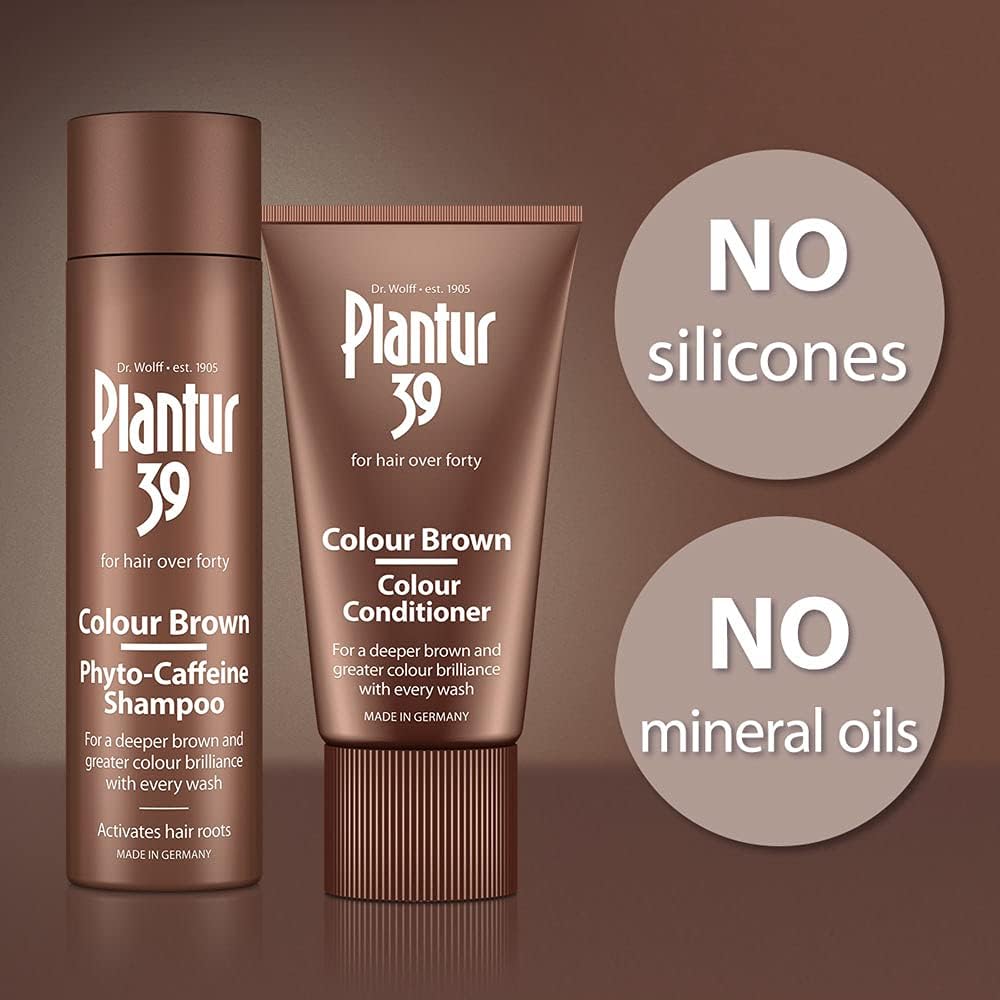Plantur 39 Caffeine Shampoo and Conditioner Set for Brown Brunette Hair | Conceal Hairline Prevents and Reduces Hair Loss | Unique Formula Supports Hair Growth | 250ml Shampoo and 150ml Conditioner : Amazon.co.uk: Beauty