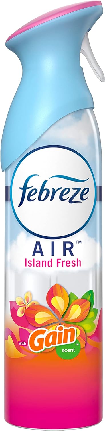 Febreze Odor-Eliminating Air Freshener with Gain Island Fresh Scent, Ginger, 8.8 Oz