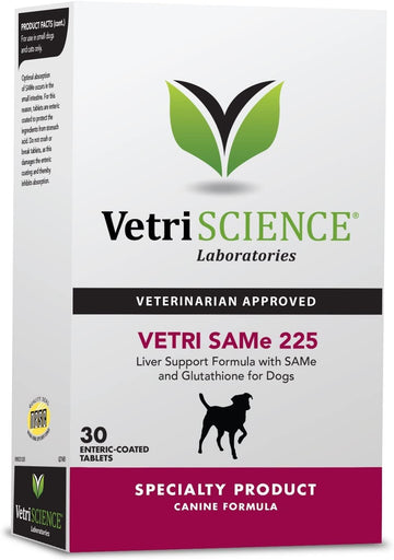 VetriScience Vetri Same 90 Liver Health Supplement for Dogs – S-Adenosyl Methionine Tablets for Dogs, Support Liver Health, Function, and Detox