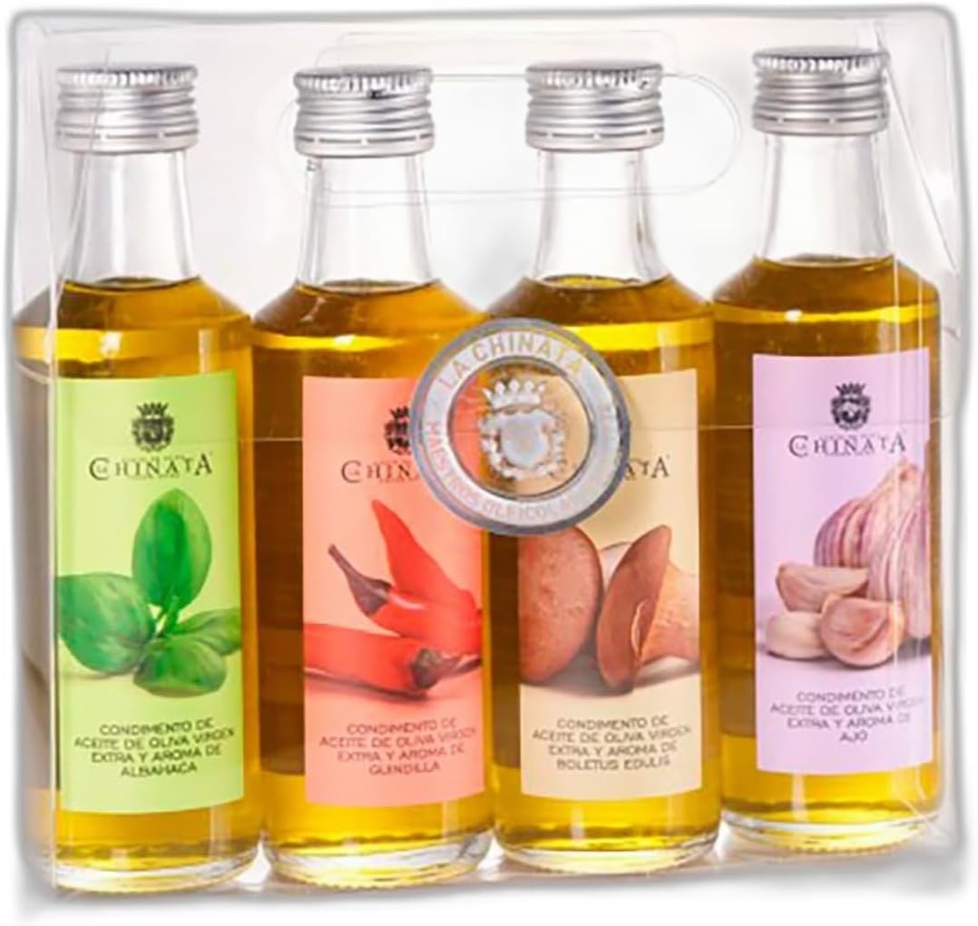 Extra Virgin Olive Oil ‘4-Flavour Pack’ (4 X 100 Ml)