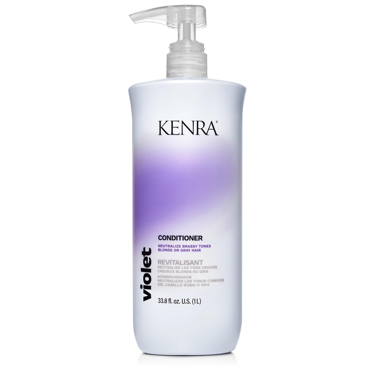 Kenra Violet Conditioner | Eliminates Brassy Tones | Purple Pigment + Deposit | Neutralizes Yellow | Moisturizes Processed Hair | Enhances Vibrancy Of Blonde Or Gray Hair | Color Safe