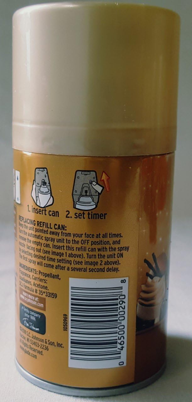 Glade 3 Disney Nutcracker Delight Automatic Spray Refills Hazelnut Oil & Praline : Health & Household