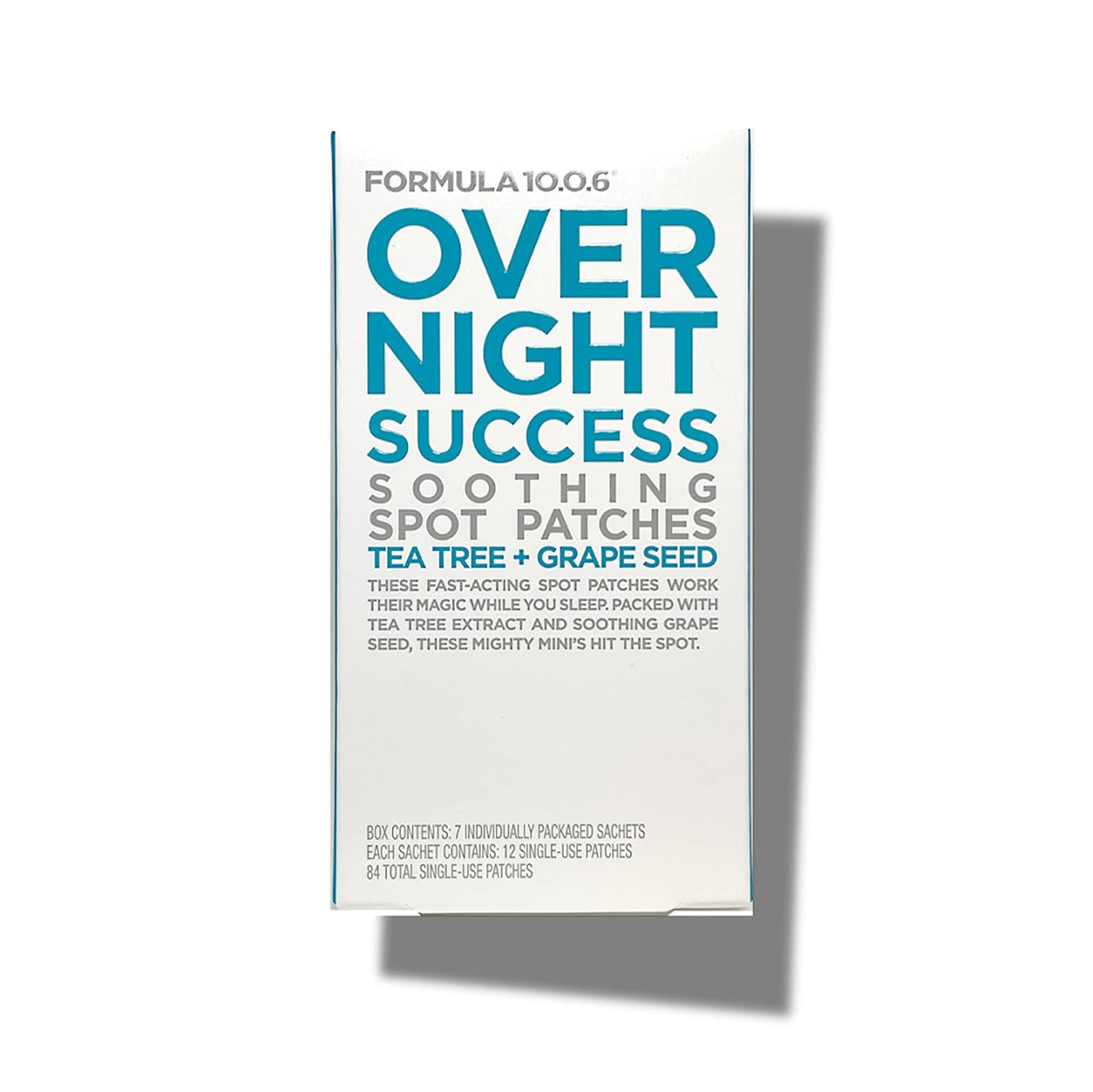 Formula 10.0.6 Overnight Success Overnight Soothing Spot Patches 7 Sachet With 12 Patches Each - 84Ct