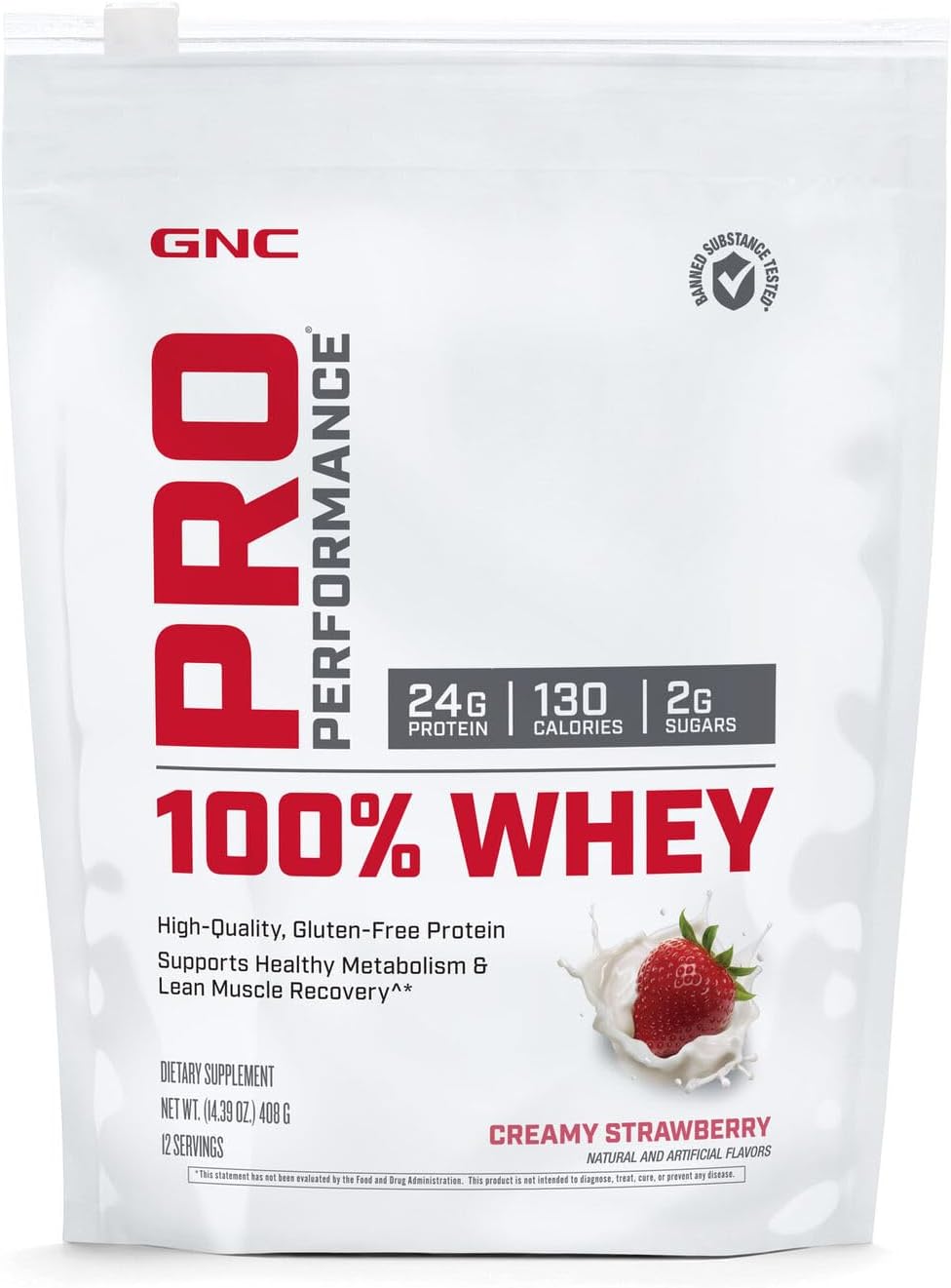 Gnc Pro Performance 100 Whey - Creamy Strawberry