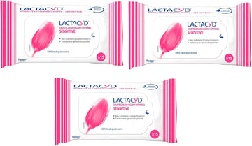 New Lactacyd Intimate Milk Lactoserum Wipes Contains 10 Wipes X 3Pack