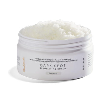 Bushbalm Dark Spot Exfoliating Scrub – Pre-Shave Sugar Scrub For Dark Spots, Hyperpigmentation, Razor Bumps & Dry Skin – Gently Buffs & Soothes Sensitive Skin - Bermuda 236 Ml