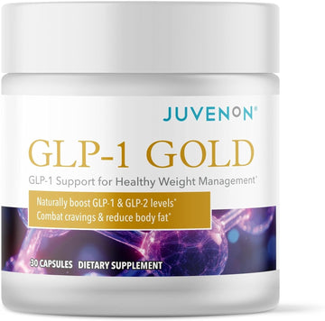 Juvenon Glp-1 Gold™ – Metabolic Support Supplement With Cqr-300® & Eriomin™ – Helps Maintain Healthy Weight, Energy & Nutrient Metabolism – 30 Capsules