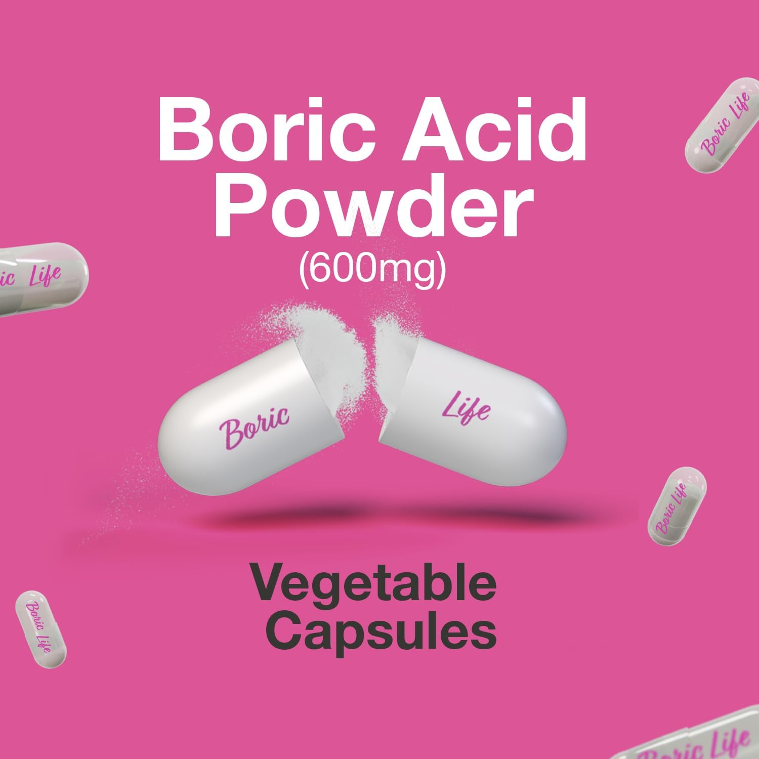 NutraBlast Boric Acid Vaginal Suppositories - 100% Pure Made in USA - Boric Life Intimate Health Support (30 Count) : Health & Household