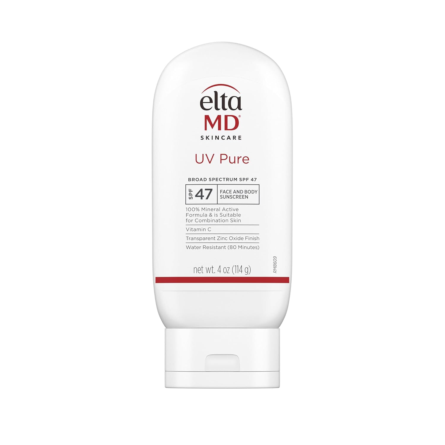 Eltamd Uv Pure Face And Body Sunscreen, Spf 47 Mineral Sunscreen For Kids And Adults, Water Resistant Up To 80 Minutes, Oil Free Zinc Oxide Formula