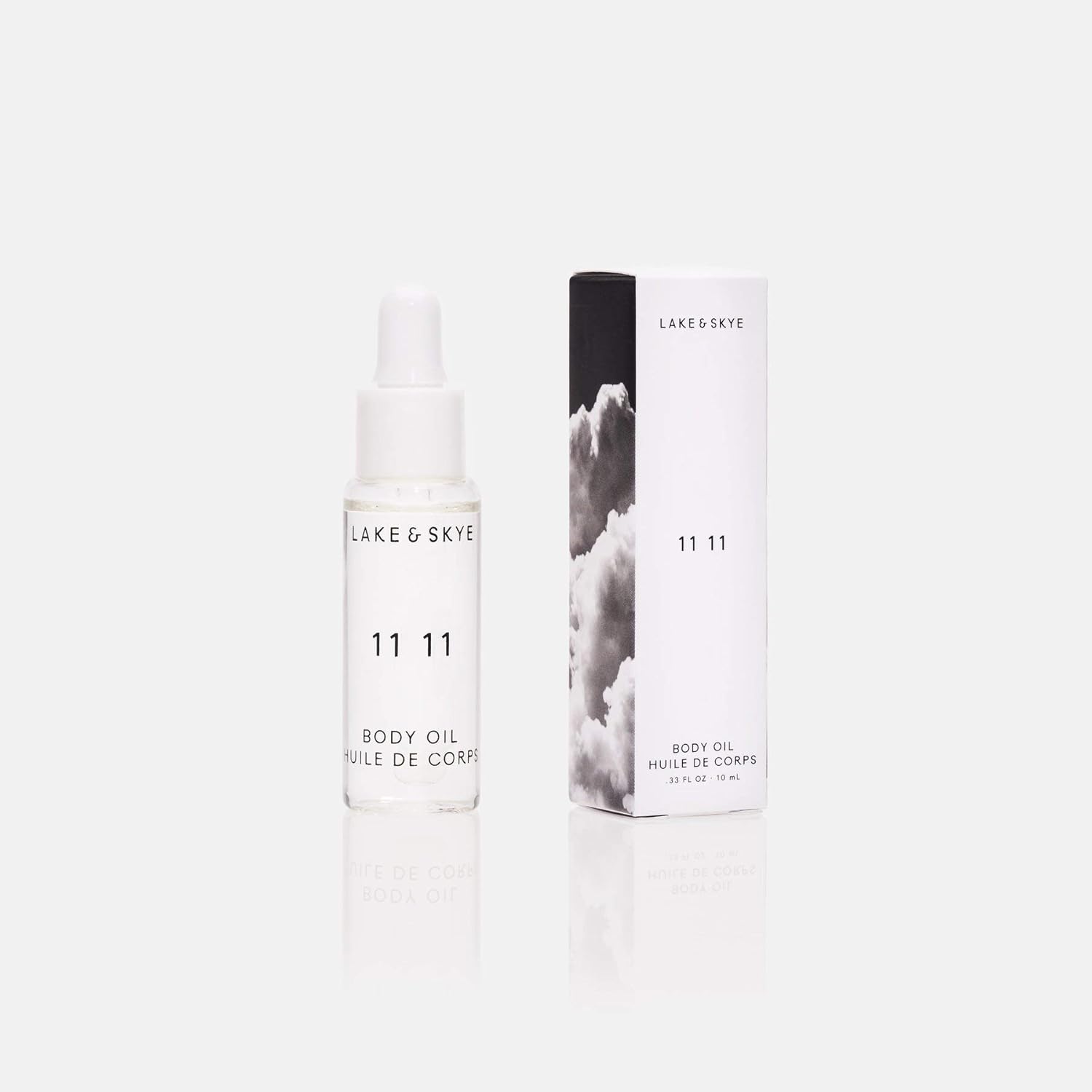 Lake & Skye 11 11 Body Oil, 3.4 Fl Oz (100 Ml), Hydrating With Vitamin E & Sweet Almond Oil - Sheer & Uplifting Scent