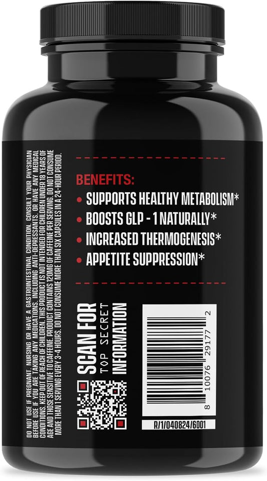 Jocko Fuel Burner For Men & Women - Healthy Weight Support Supplement, Helps Regulate Appetite, & Metabolism Booster - Supports Healthy Metabolism & Increased Thermogenesis 90 Count (30 Day Supply)