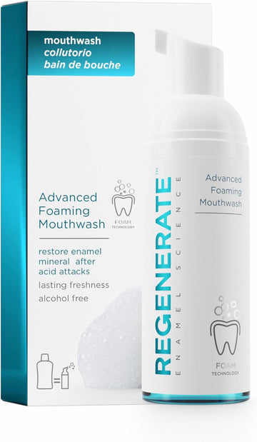 Regenerate Advanced Foaming Mouthwash Mouthwash Restore Tooth Enamel For Lasting Freshness 50Ml