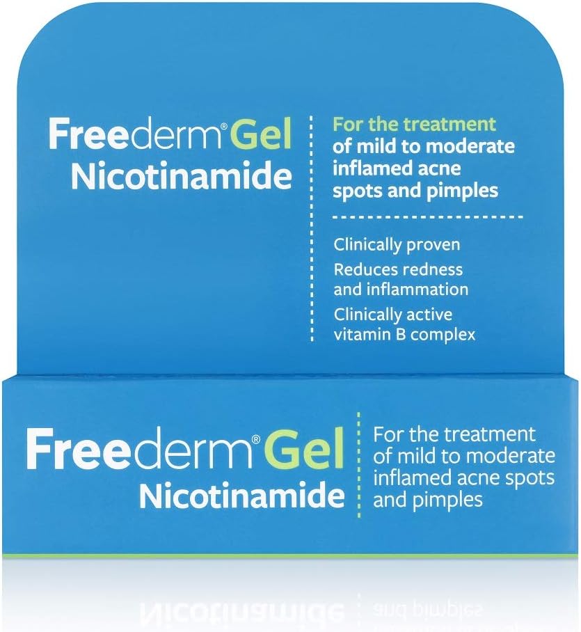 Freederm Gel With Nicotinamide. For Mild To Moderate Inflamed Acne Spots And Pimples. 10G