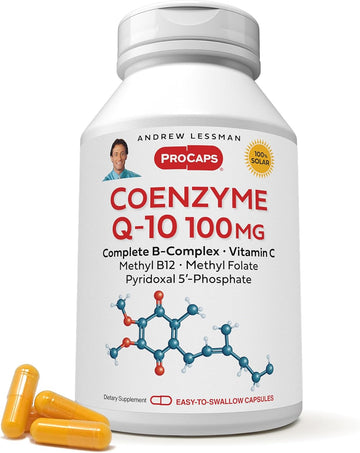 Andrew Lessman Coenzyme Q-10 300 Mg 240 Capsules - Essential For Energy Production And Optimum Key Organ Function, Anti-Oxidant Support, Depleted By Aging, Plus B-Complex. Easy To Swallow Capsules