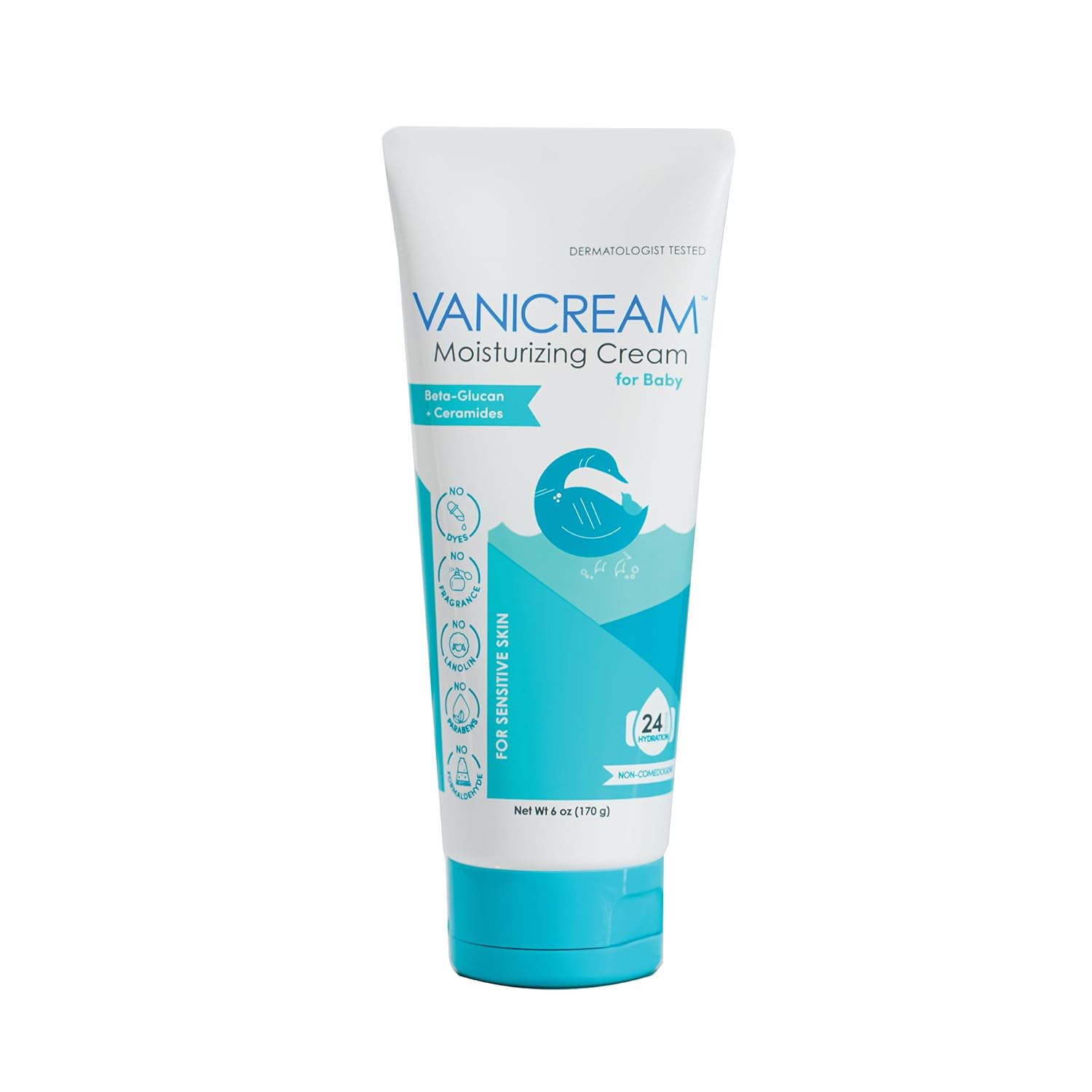 Vanicream Moisturizing Cream For Baby - 6Oz - Moisturizer Formulated Without Common Irritants For Those With Sensitive Skin