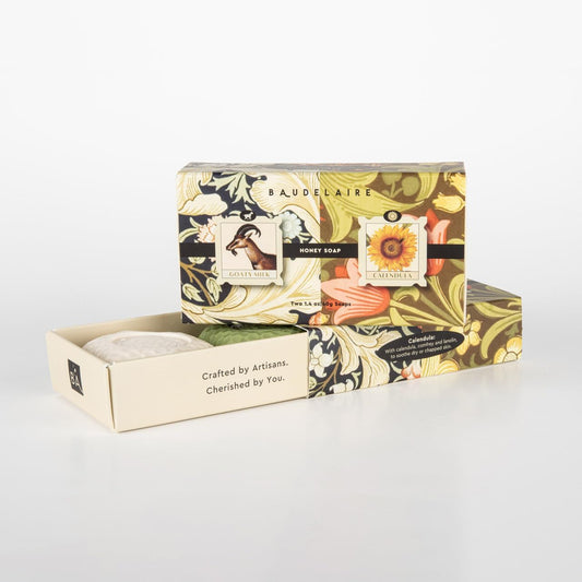 Baudelaire Goats Milk And Calendula Honey Soap, 1.4-Ounce, For Everyday Use, Bathroom Use, Skin Care, Made In France : Beauty & Personal Care