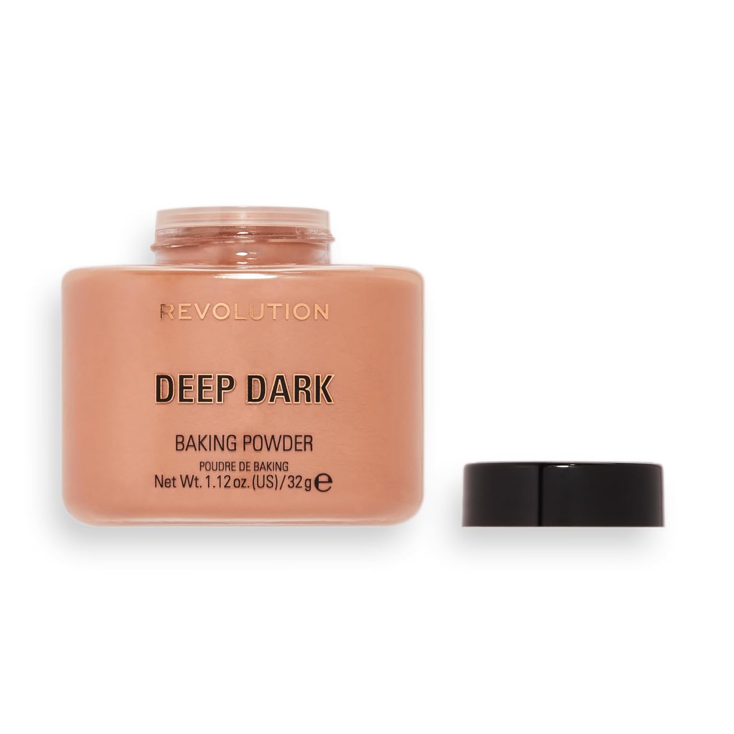 Revolution Beauty, Loose Baking Powder, Makeup Setting Powder, Long Lasting Coverage, Mattifies & Reduces Shine, Deep Dark, 1.13 Oz : Beauty & Personal Care