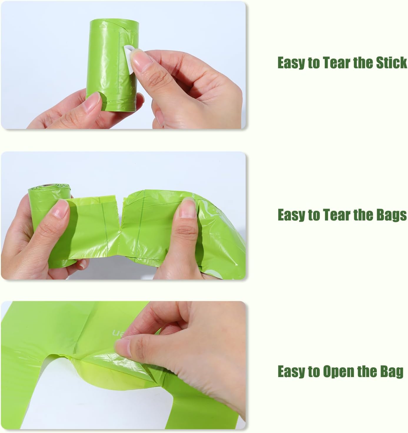 Disposable Diaper Bags For Baby, 9 Refill Rolls/108 Bags?Oxo-Biodegradable Diaper Sacks With Dispenser,Easy-Tie Handles,Large Dirty Diaper Disposal Or Pet Waste Bags