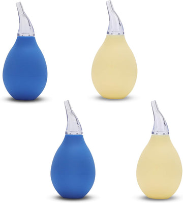 4Pcs Premium Nasal Aspirator Nose Suction Bulb for Baby