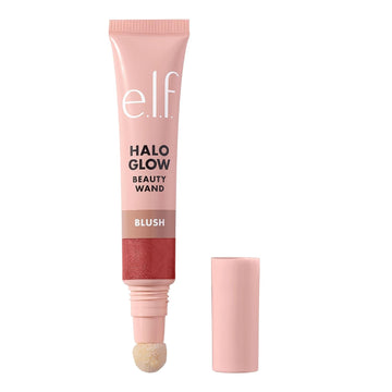 E.L.F. Halo Glow Blush Beauty Wand, Liquid Blush Wand For Radiant, Flushed Cheeks, Infused With Squalane, Vegan & Cruelty-Free