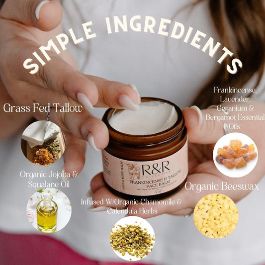 Handmade Tallow Balm (Lemon Cupcake)- 100% Grass Fed Beef Tallow For Skin Care- 100% Natural Whipped Tallow Balm- Sensitive & Dry Skin, Eczema, Psoriasis- 2 Fl. Oz