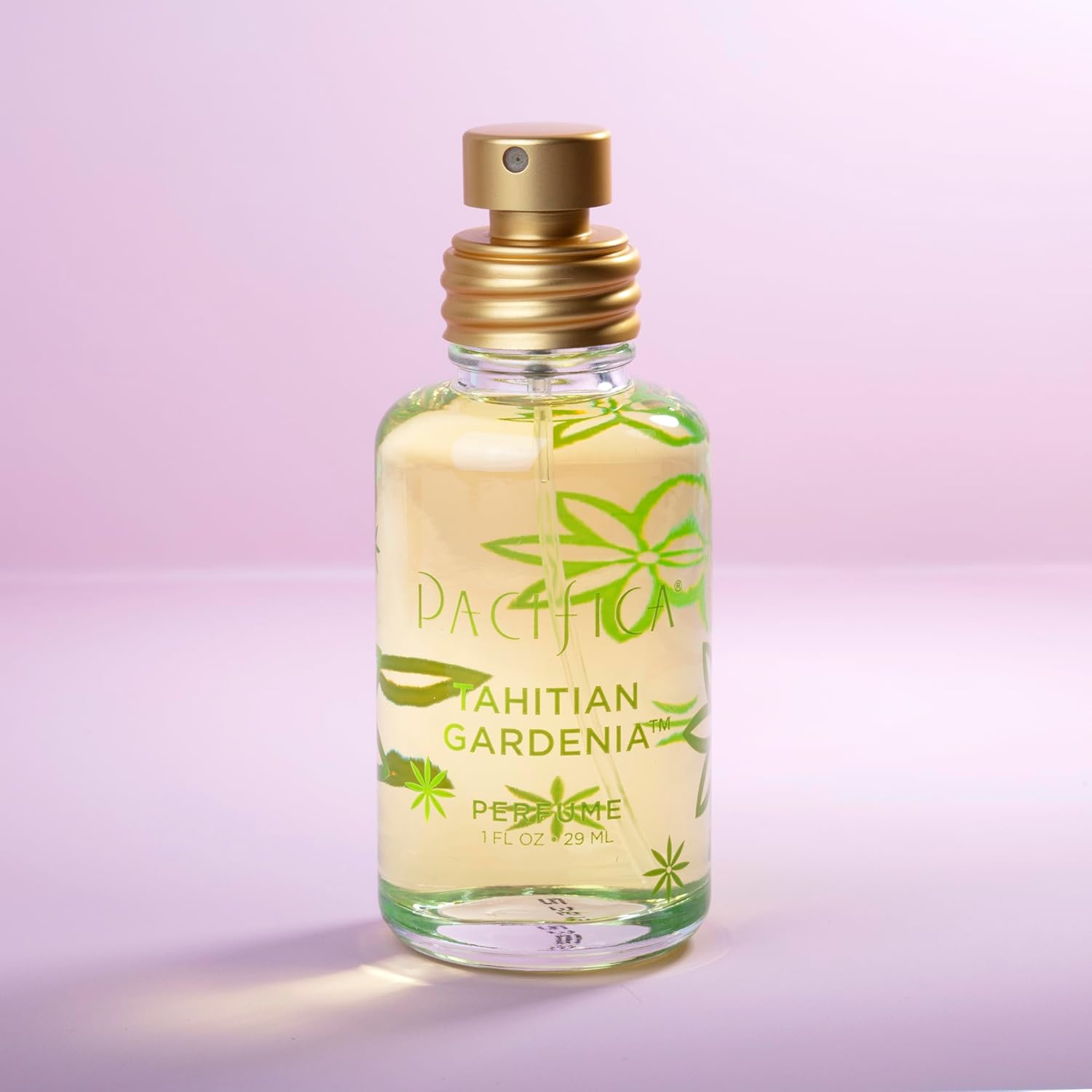 Pacifica Tahitian Gardenia Spray Perfume - Vegan, Cruelty-Free Perfume with Essential Oils in Recyclable Glass Bottle : Beauty & Personal Care