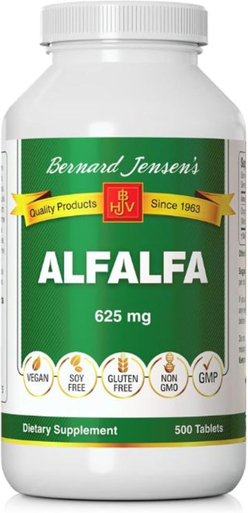 Bernard Jensen'S Alfalfa Leaf Tablets -- 625Mg - 500 Tablets