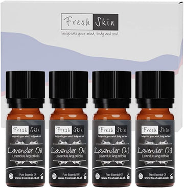 Freshskin Beauty Ltd | 40Ml (4 X 10Ml) - Lavender Essential Oil - 100% Pure & Natural Essential Oils
