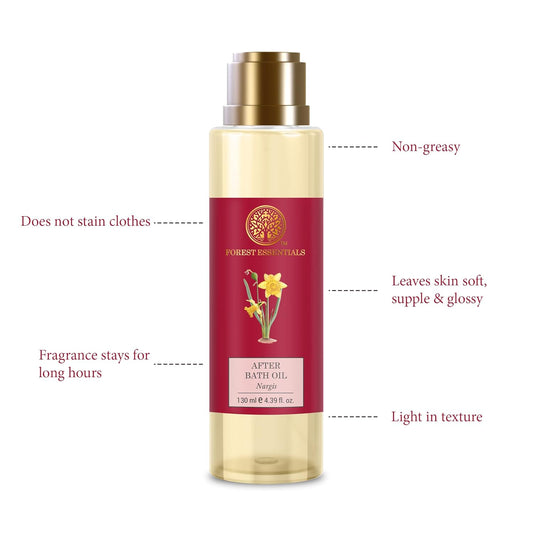 Forest Essentials After Bath Oil Nargis 130 Ml (Body Oil)