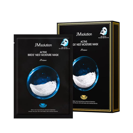 Jmsolution Marine Luminous Pearl Facial Mask + Active Bird Nest Moisture Mask