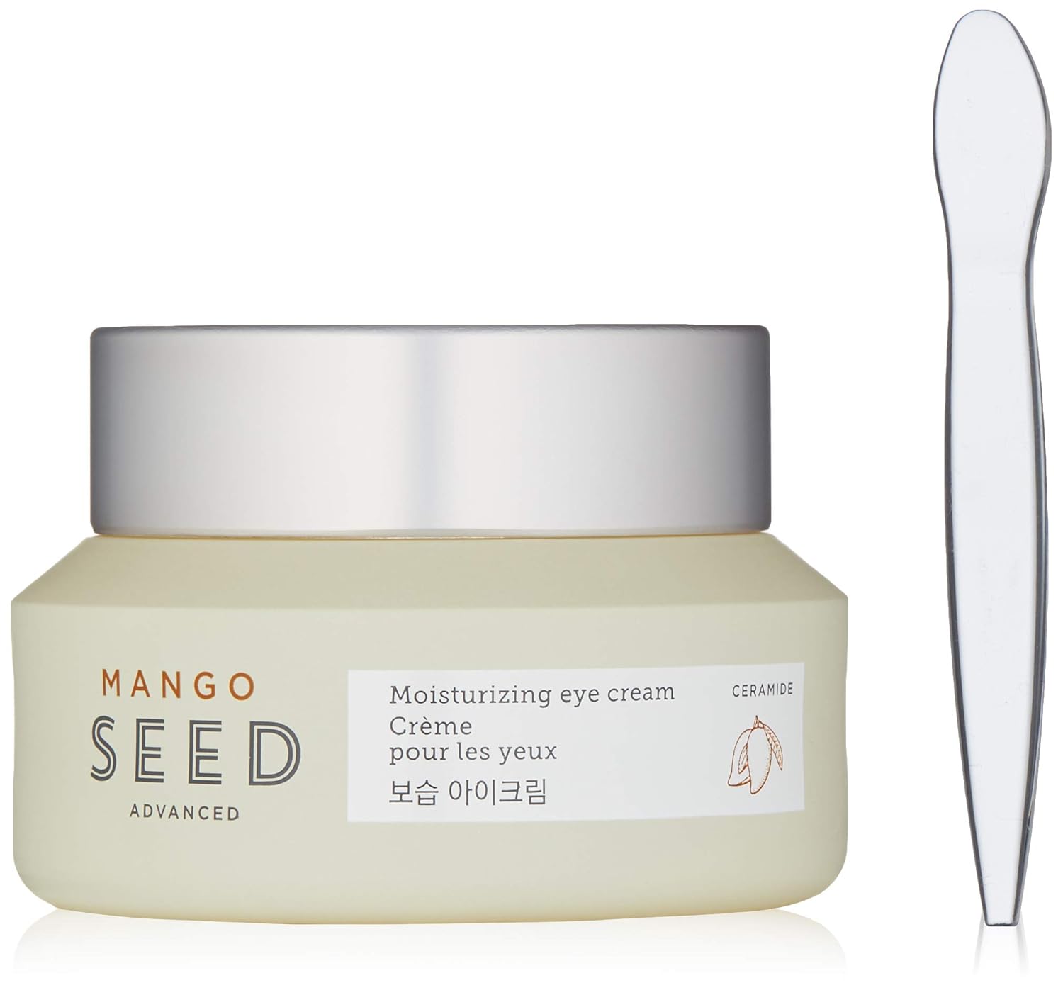 The Face Shop Mango Seed Moisturizing Eye Cream | Moisture-Coating Eye Cream For Complete Eye Care | Intense Hydrating & Nourishing Skincare For Rich & Everlasting Skin Moisturization, 1.0 Fl Oz