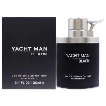 Yacht Man Spray, Black, 3.4 Oz
