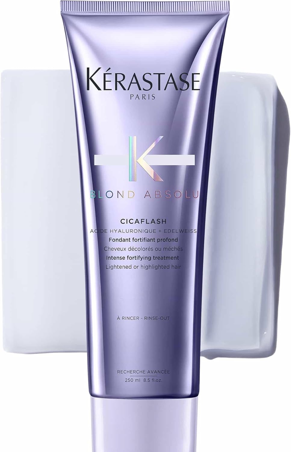 Kérastase Blond Absolu, Repairing, Nourishing Conditioner, For Lightened And Highlighted Hair, With Hyaluronic Acid & Edelweiss Flower, Cicaflash, 250Ml