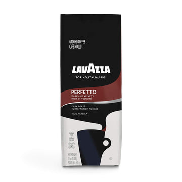 Lavazza Perfetto Ground Coffee Blend, Dark Roast, 100% Arabica, Full-bodied, 12 oz - Packaging May Vary : Everything Else