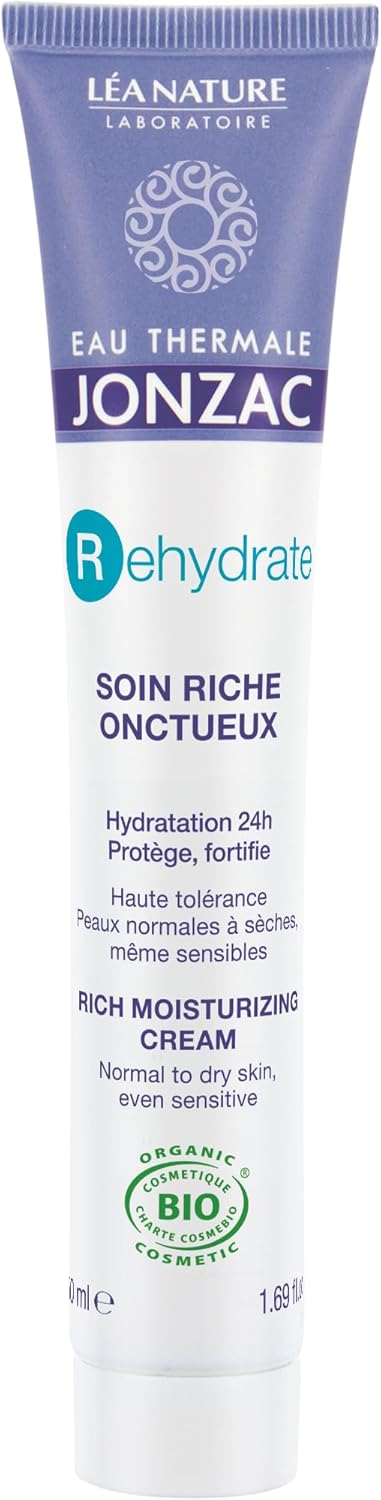 Thermal Water Jonzac Care Rich Rehydrating Tube Of 50 Ml - Organic Cosmetics