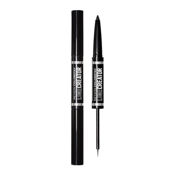 Revlon Liquid Eyeliner & Smoky Kohl Pencil, Colorstay Line Creator Eye Makeup, Waterproof & Transferproof, Blackout, 0.004 Oz