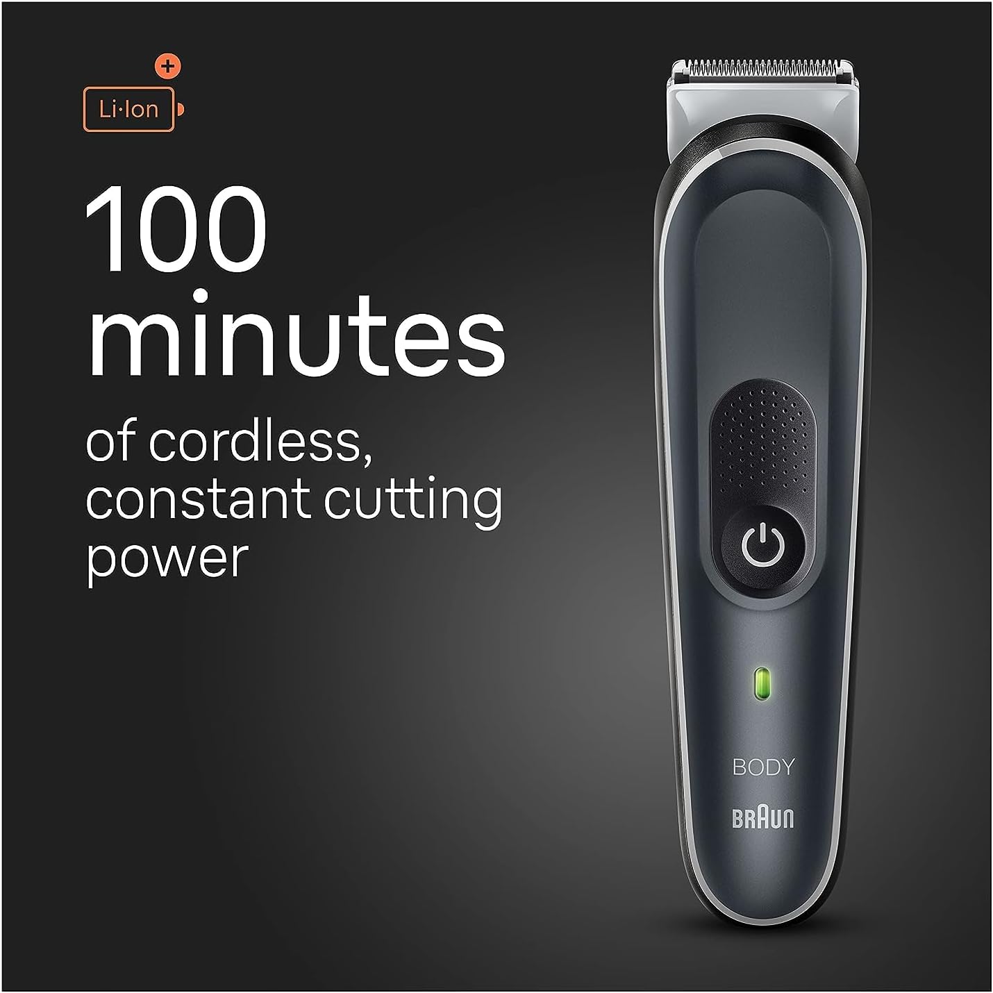 Braun Body Groomer 5 for Men, BG5340, Manscaping Tool, SkinShield Technology, Sensitive Comb, Lifetime Sharp Metal Blade, Body Groomer for Men, Gray/White : Beauty & Personal Care