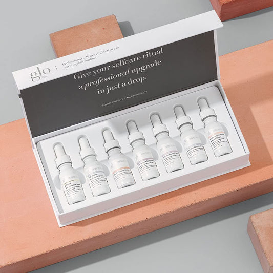 Glo Skin Beauty The Solution Serums Set | Target And Treat Specific Skin Concerns Including Dryness, Fine Lines, Hyperpigmentation, Blemishes, And Sensitivity