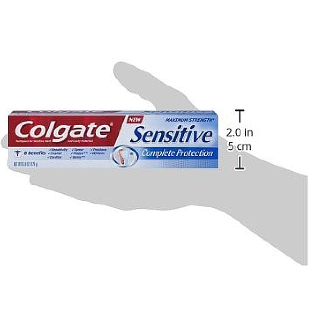 Colgate Sensitive Maximum Strength Toothpaste, Complete Protection, Mint, Clean, 6 Oz : Beauty & Personal Care